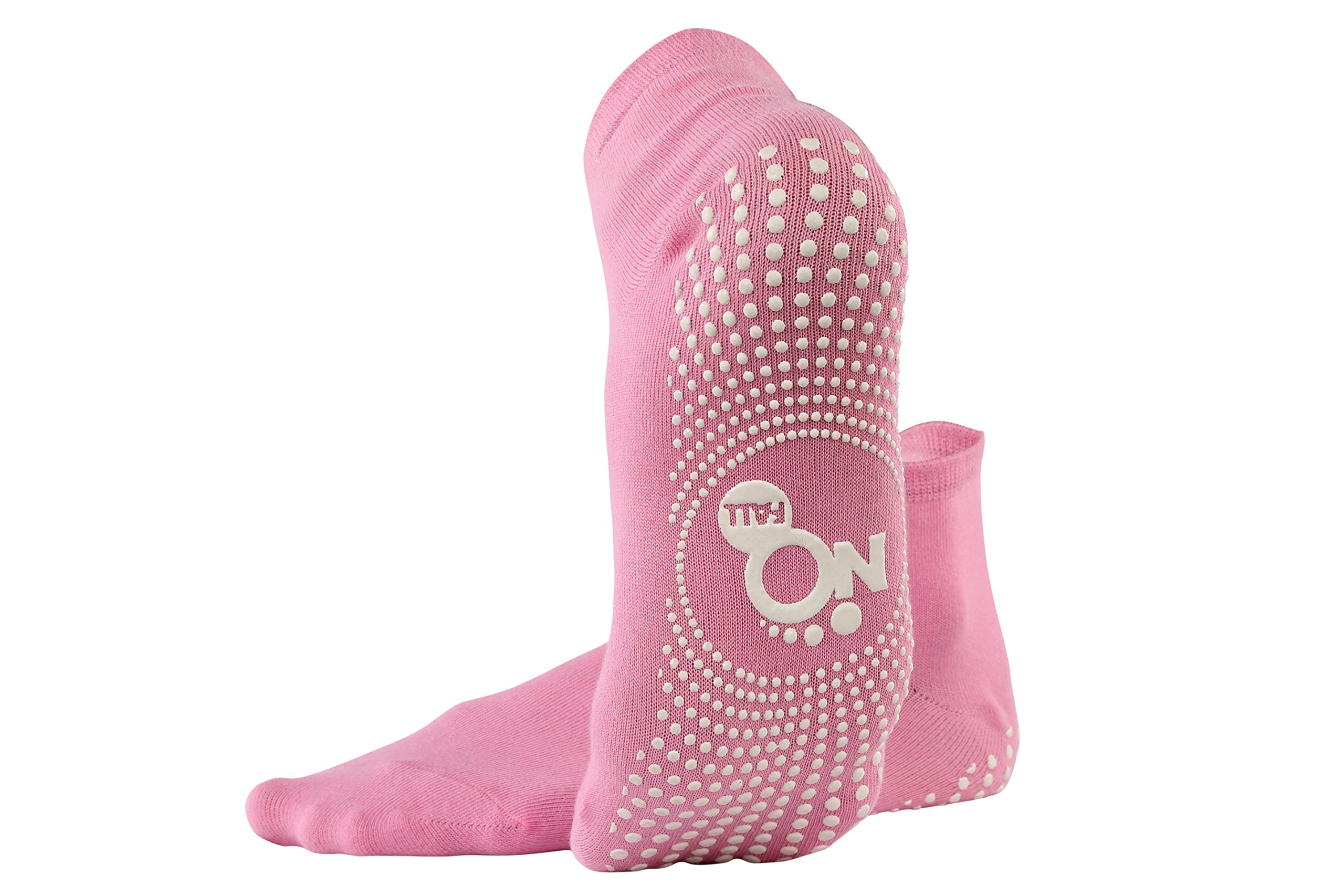 NOFALL Ankle Length Cotton Socks for Women, Ideal for Walking, Jogging, Yoga, Office and Home, Suitable for Daily Use, Color - Pink (Pack of 2) - Image 6 thumbnail