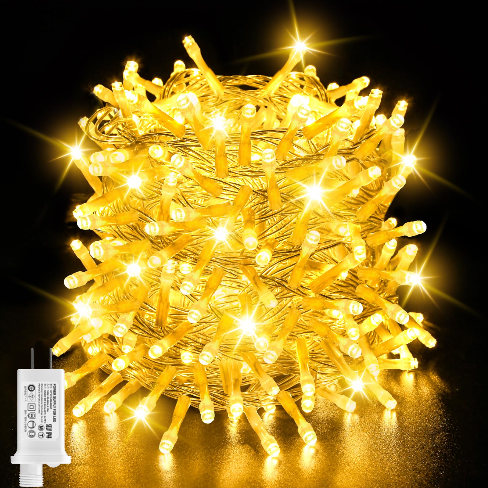 Amazon.co.jp: cshare LEDイルミネーションライト ストレート 30M 500