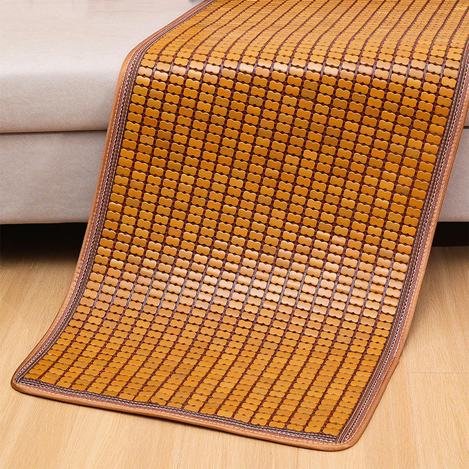 AYUWQZX Bamboo Cooling Sleeping Folding Mahjong Seat For Bed Sofa Floor Chair Multiple Sizes(70x190cm(2.29x6.23ft))