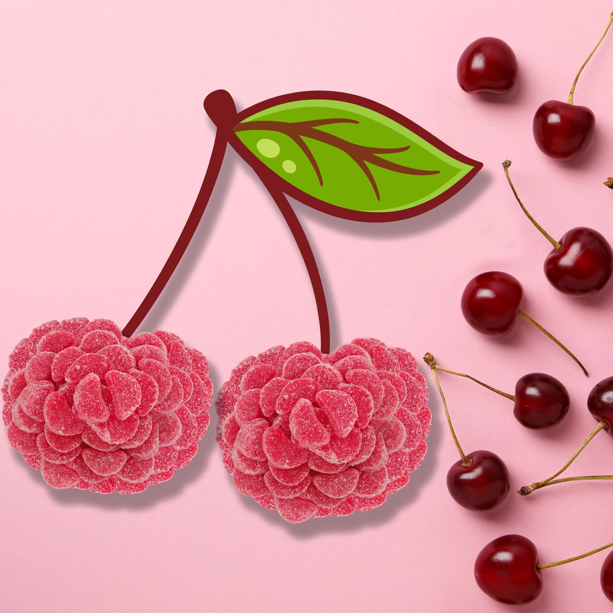 Amazon.com : Gotta B Sweet Cherry Gummi Slices Candy - 10 Ounce