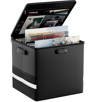 防火加锁180格唱片收纳箱