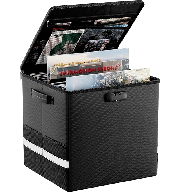 防火加锁180格唱片收纳箱