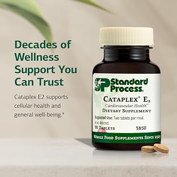 Standard Process Cataplex E2, Heart & Cellular Health Support, 90 Tablets