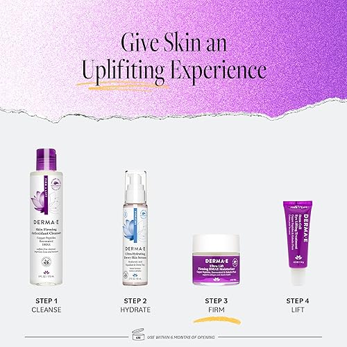 Miniatura 5 de DERMA-E Hidratante reafirmante DMAE - Péptidos de cobre, resveratrol y ciruela Kakadu - Apoya la salud del colágeno y la elastina - Cuidado facial