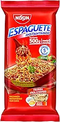 Macarrão Instantâneo Tipo Spaghetti T 5min 500g Nissin