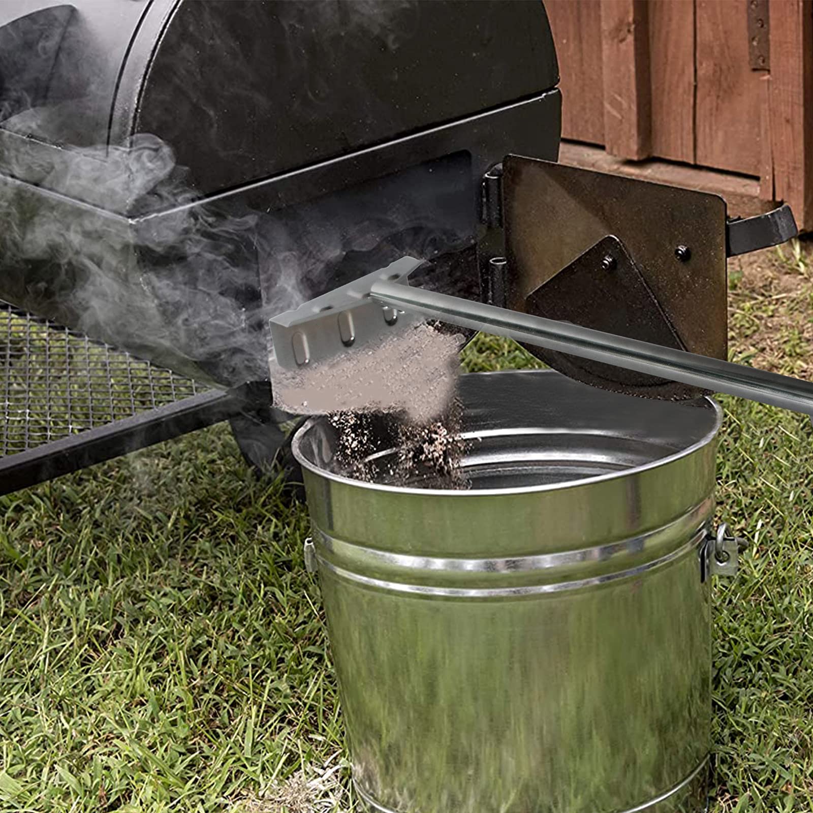 Grilliance Griglia A Carbone Rastrello Cenere Per Camino Stufa A - Foto 10