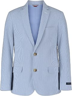 Boys' Blazer Suit Jacket, Button Closure, Notch Lapel & Front Flap Pockets