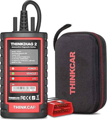 Thinkdiag2 All System Bidirectional Control OBD2 Diagnostic Scanner for iOS Android Bluetooth50 Intelligent Scan Tool with CAN-FD Protocol AutoVIN