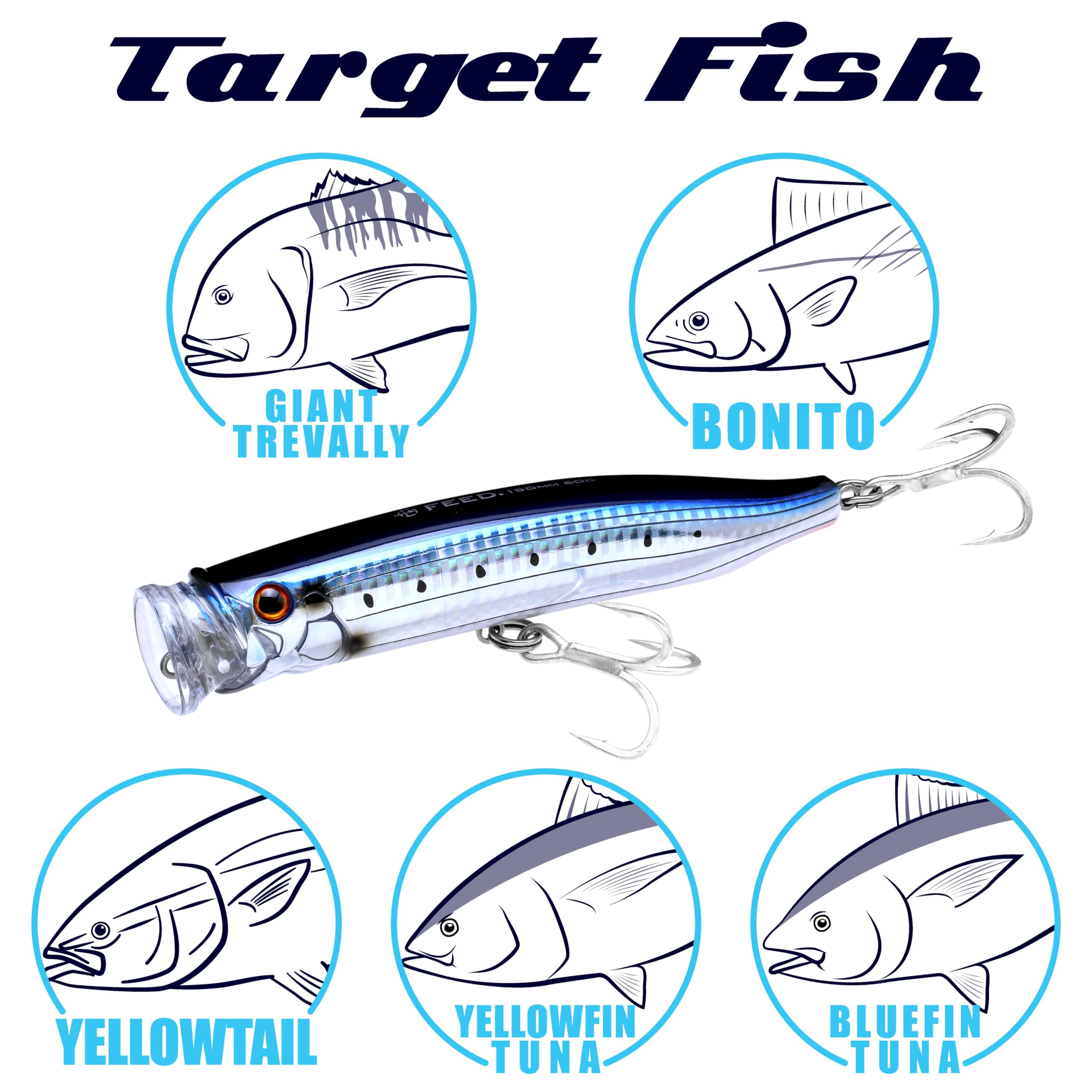 Tackle House (TACKLE HOUSE) CONTACT feed Popper 150 No.08 (japan import)