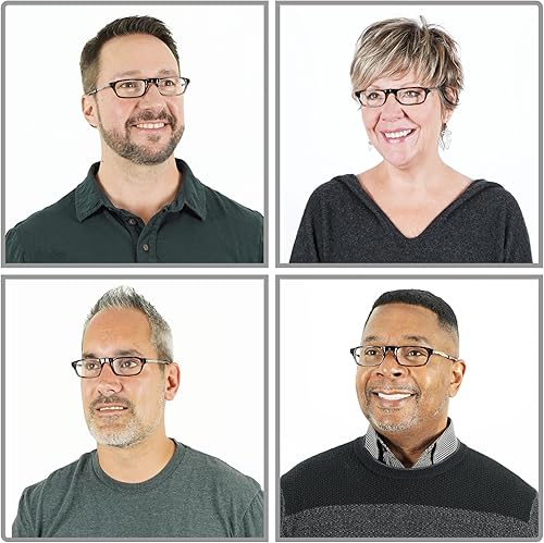 Miniatura 6 de Clic Gafas de lectura magnéticas para hombres o mujeres, lectores de computadora, originales largos