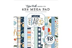 Echo Park Paper Company Welcome Baby Boy Scrapbooking Paper 6"x6"