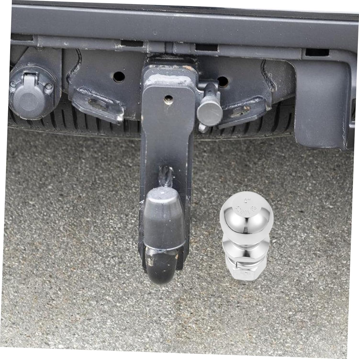 Trailer Hitch Ball Durable Metal Tow Ball for and Truck Towing Standard for Easy Installation and Compatible with Various Vehicles