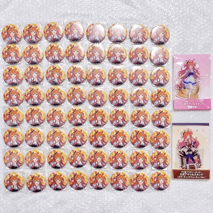 Amazon.co.jp: ウマ娘 マヤノトップガン 缶バッジ アクスタ : おもちゃ