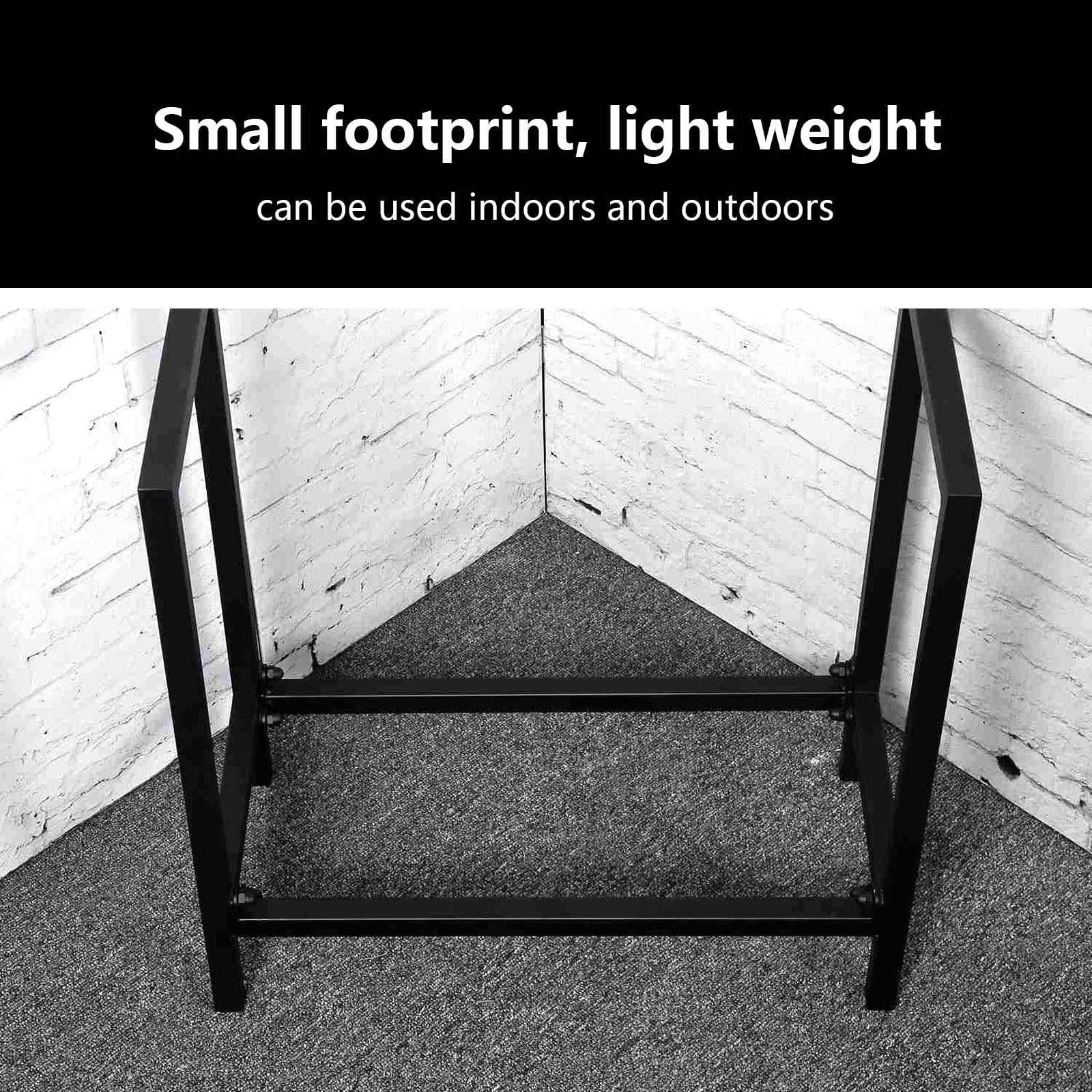 Portalegna da Interno/Esterno, Legnaia per Esterno e Interno, Robusto e Durevole, Ventilazione, Porta Legna Camino, Grande capacità, Facile da Montare, Supporto per Legna da ardere