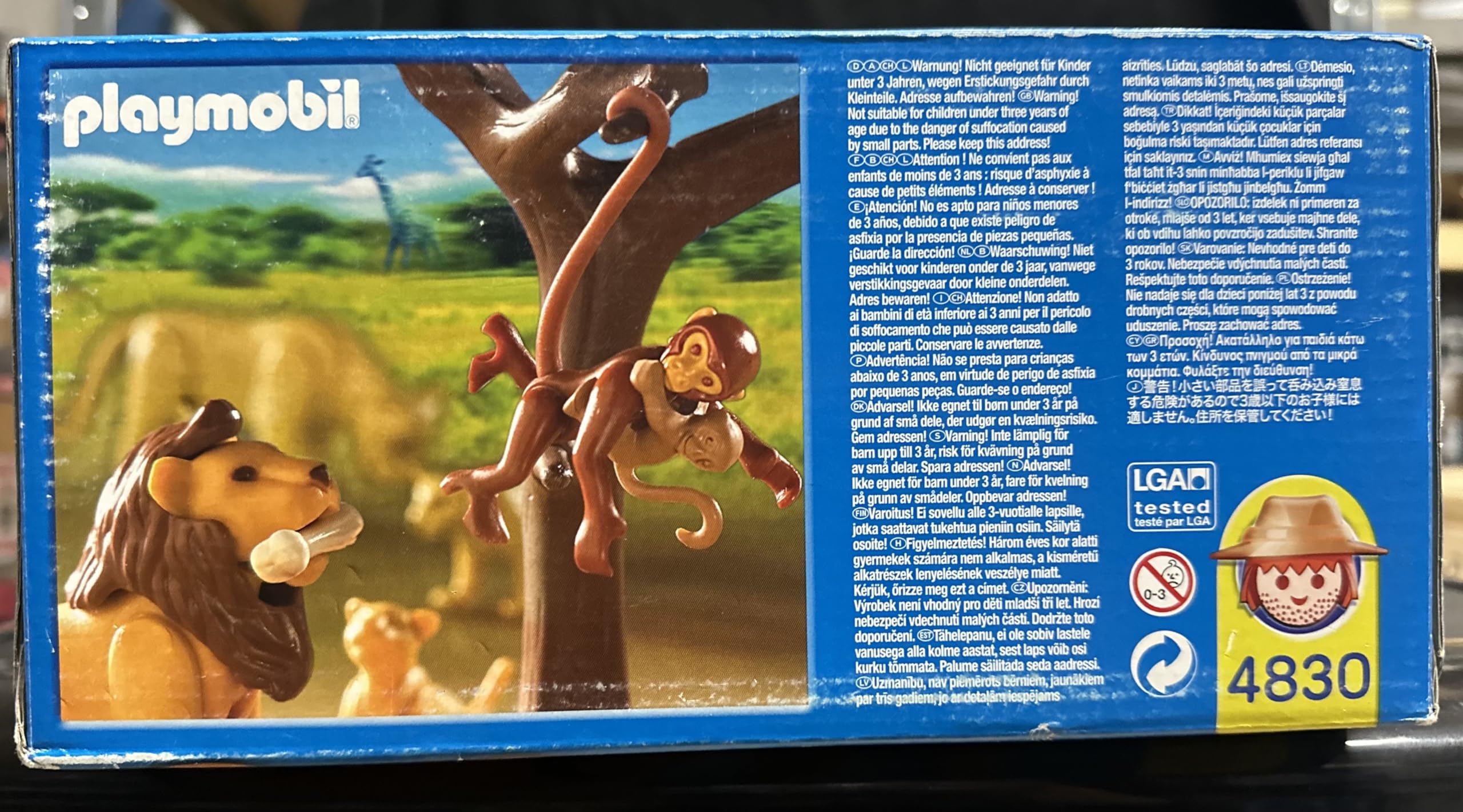 Playmobil Africa 4830 Leone con Scimmia