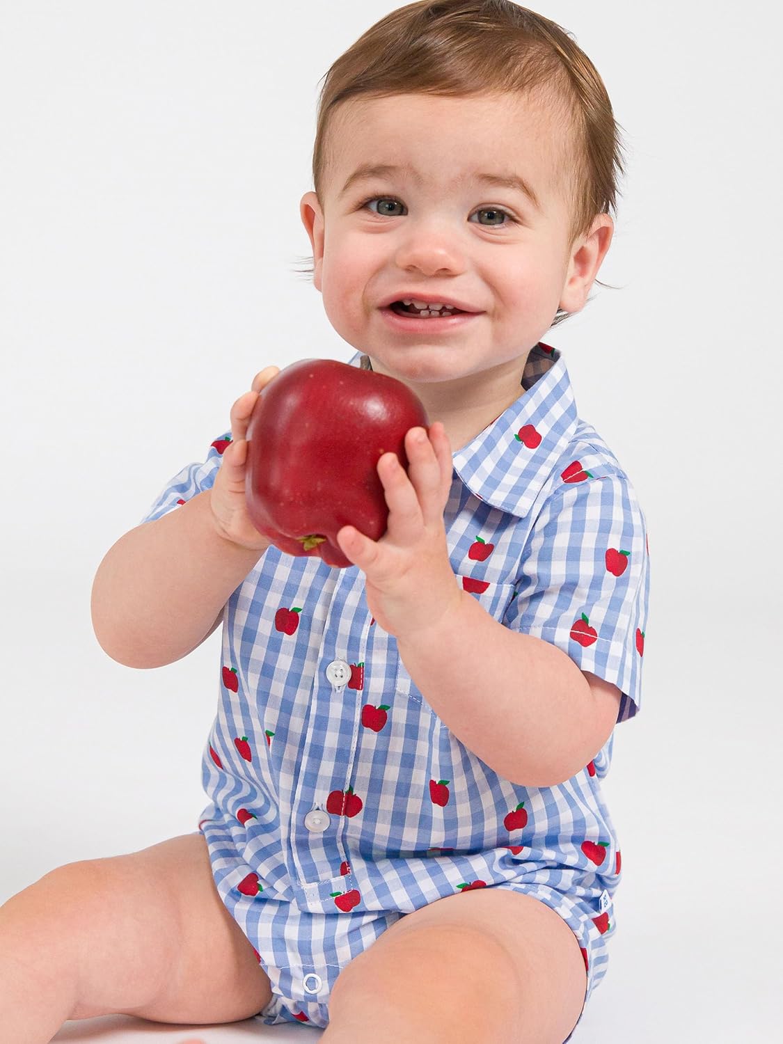 RUGGEDBUTTS® Baby/Toddler Boys Jon Jon Romper One-Piece Overall Shortall - Image 3