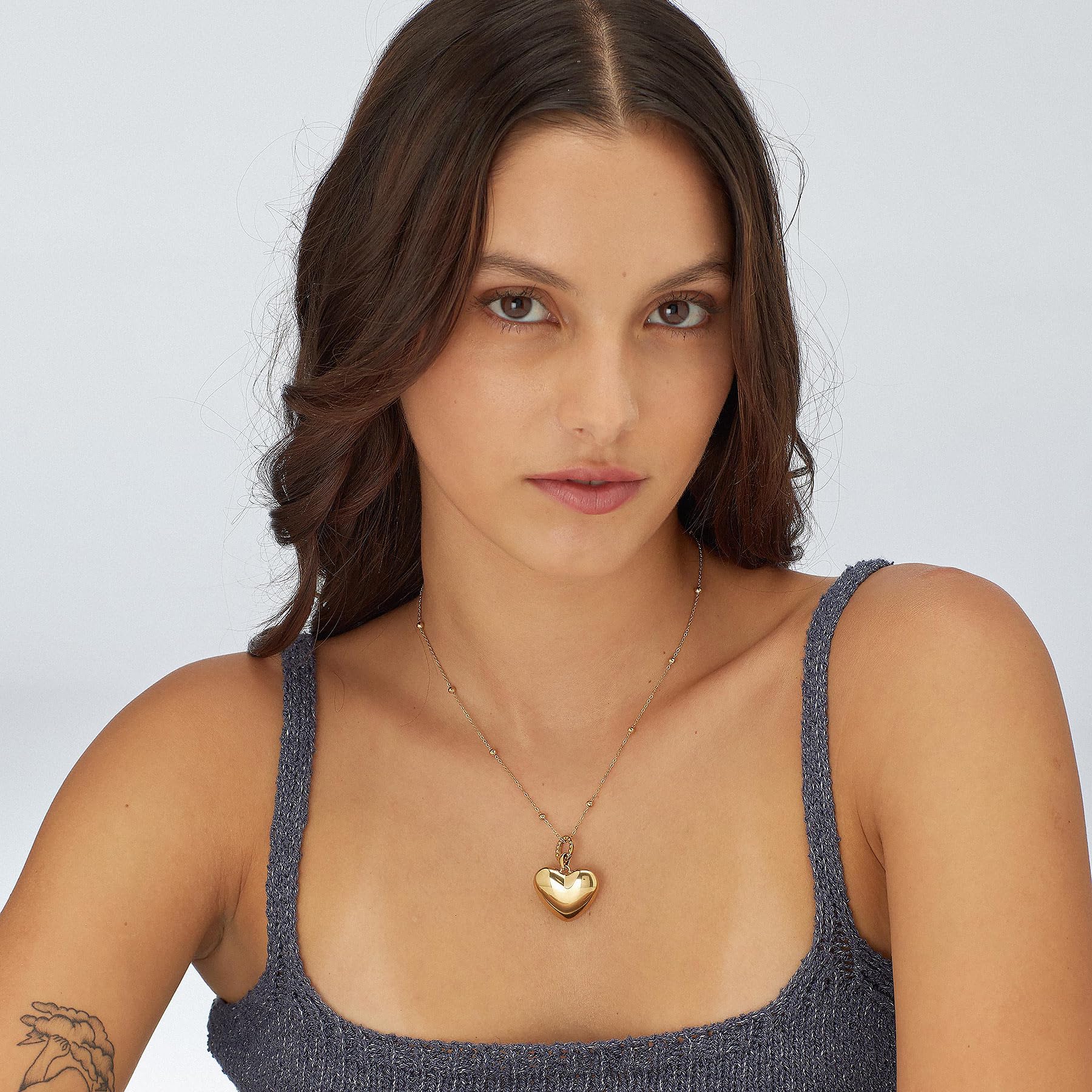 S'Agapõ Collana Donna in Acciaio con Simbolo Cuore | Collezione Stellar - SSE14