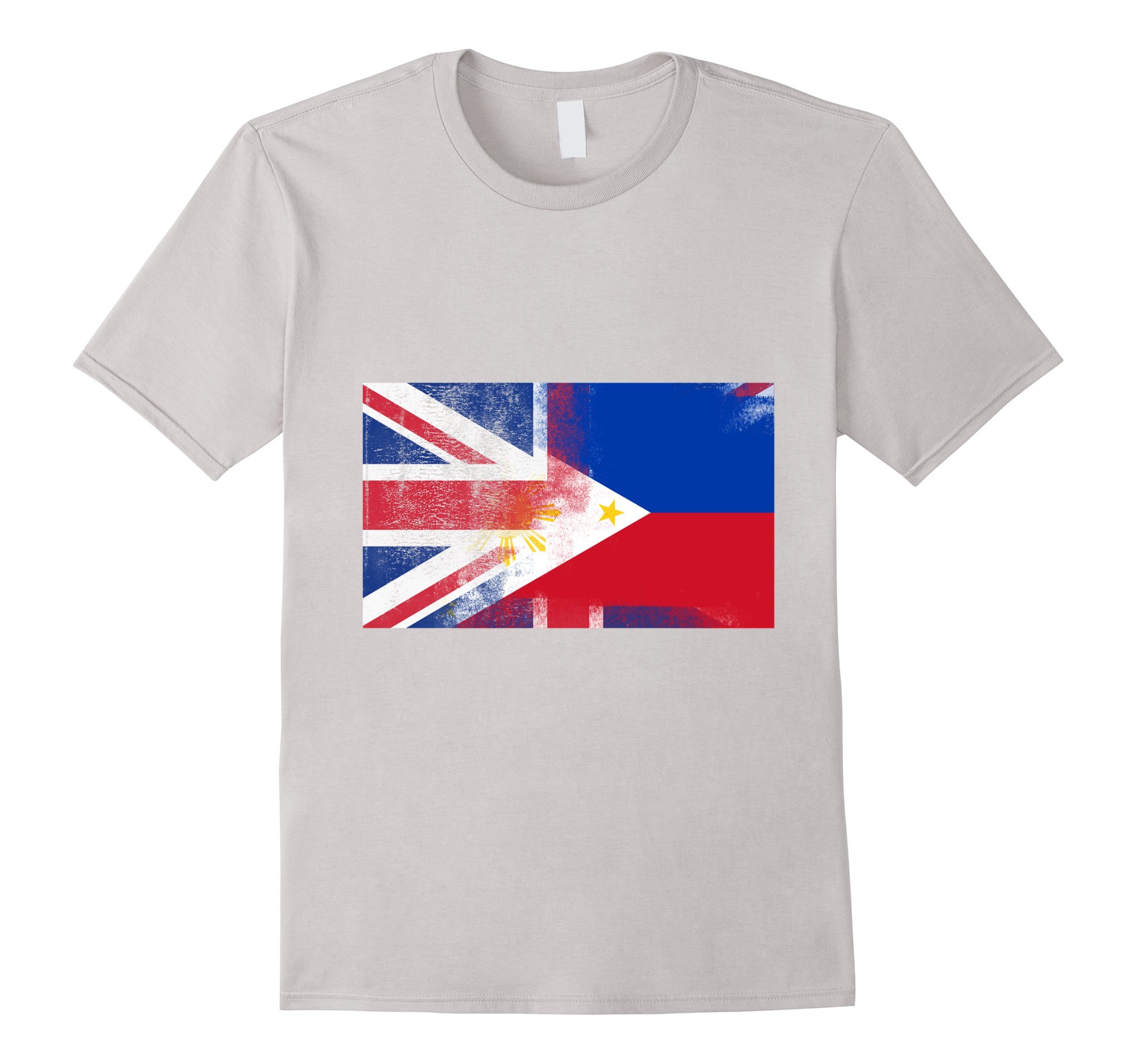 British Filipino Half Philippines Half UK Flag Shirt
