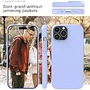 YATWIN Silicone Back Case for iPhone 11 Pro, Soft-Touch Phone Back Cover for Apple iPhone 11 Pro - Lilac gallery image