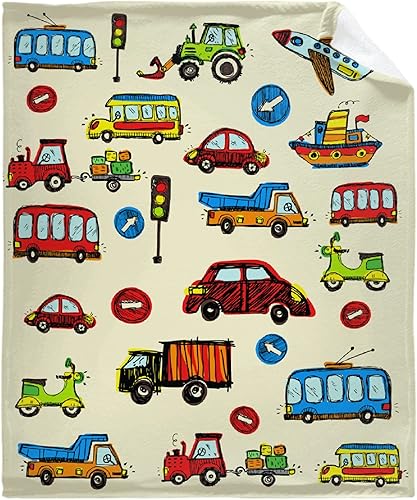 Miniatura 1 de Sumedha Manta de auto de dibujos animados, regalo de dibujos animados para niñas y niños, extra pequeña de 40 x 30 pulgadas para mascotas, franela