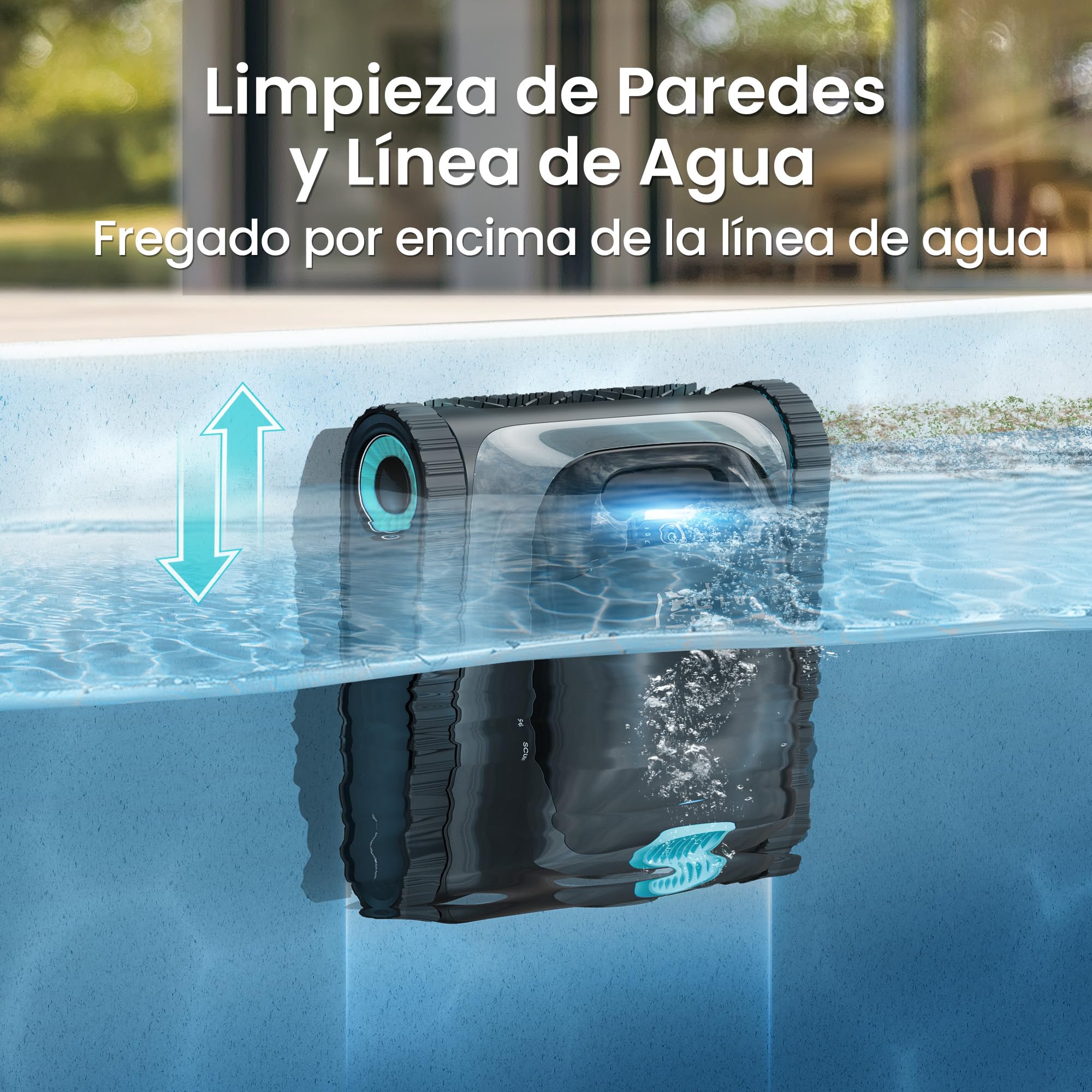(2026 Upgrade) AIPER Scuba S1 Robot Piscina Limpiafondos y Paredes, Aspirador Piscinas Fondos con Batería Mejorada 270 min, Navegación Smart de Alta Precisión, Filtración Ultrafina + App y OTA