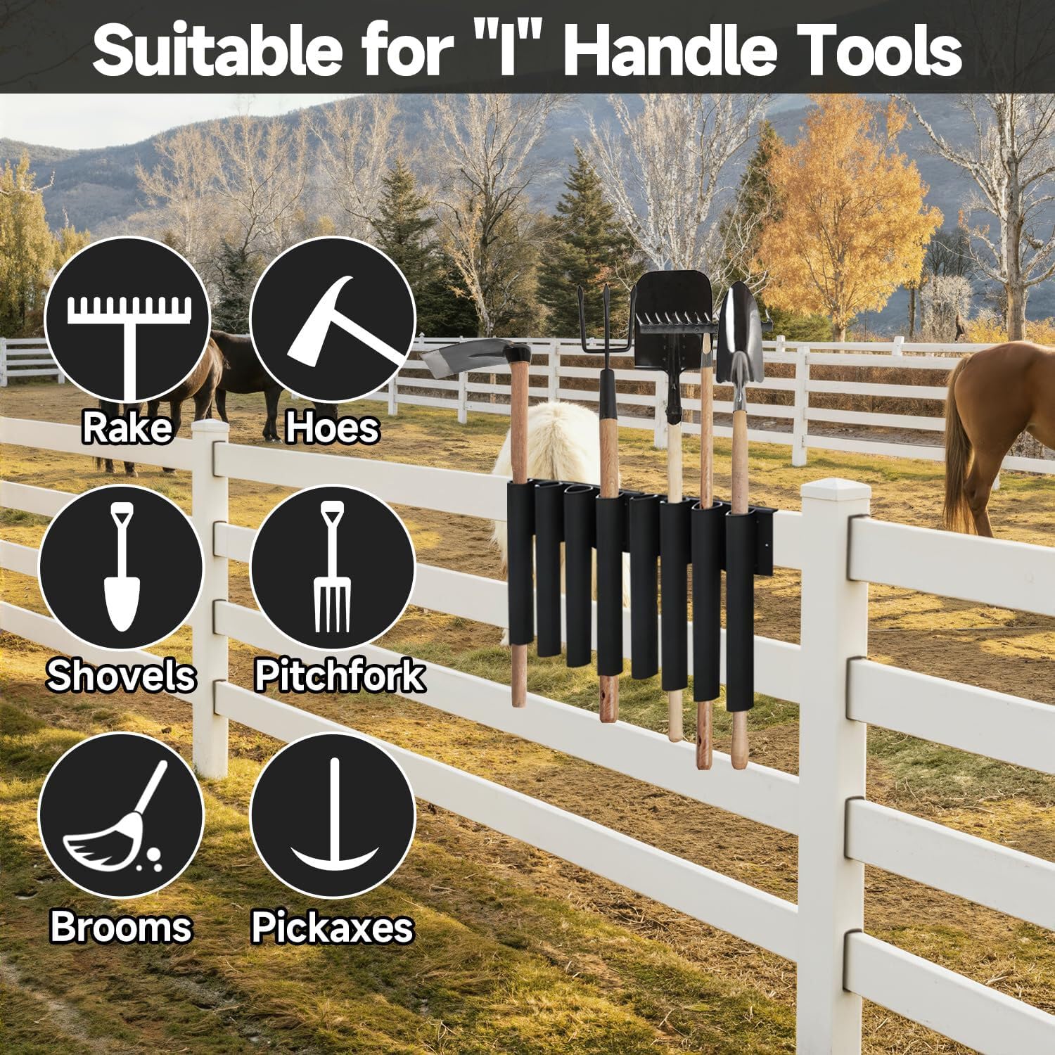 Porte-outils robuste en acier pour plateau de camion, organisateur