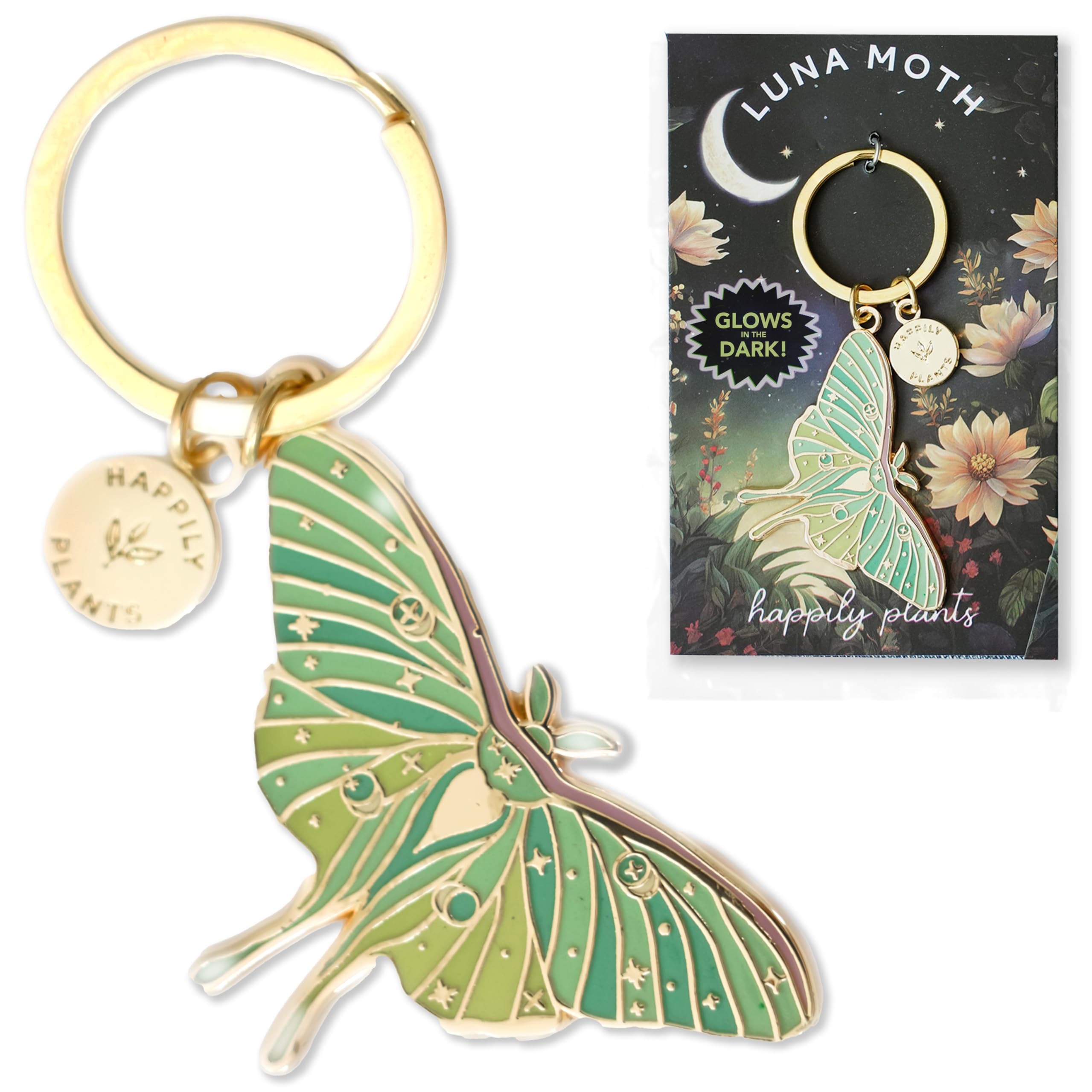 HAPPILY PLANTS Garden Insect Keychains