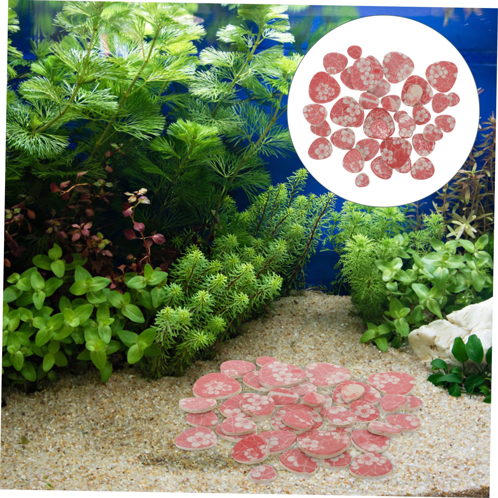 Mipcase 3 Pezzi 1 Decorazione Dell'acquario Decorazioni Ghiaia Arredamento Substrato Roccia Accessori Per Acquari Paesaggio Di Grandi Dimensioni Ciottoli Pietre Paesaggistiche Ciottolo