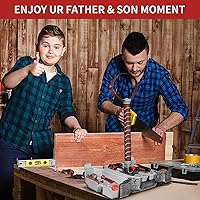 Vista 8 de Thor Hammer - Caja de herramientas para el hogar, juego de herramientas de martillo Mjolnir de Thor, juego de herramientas de reparación