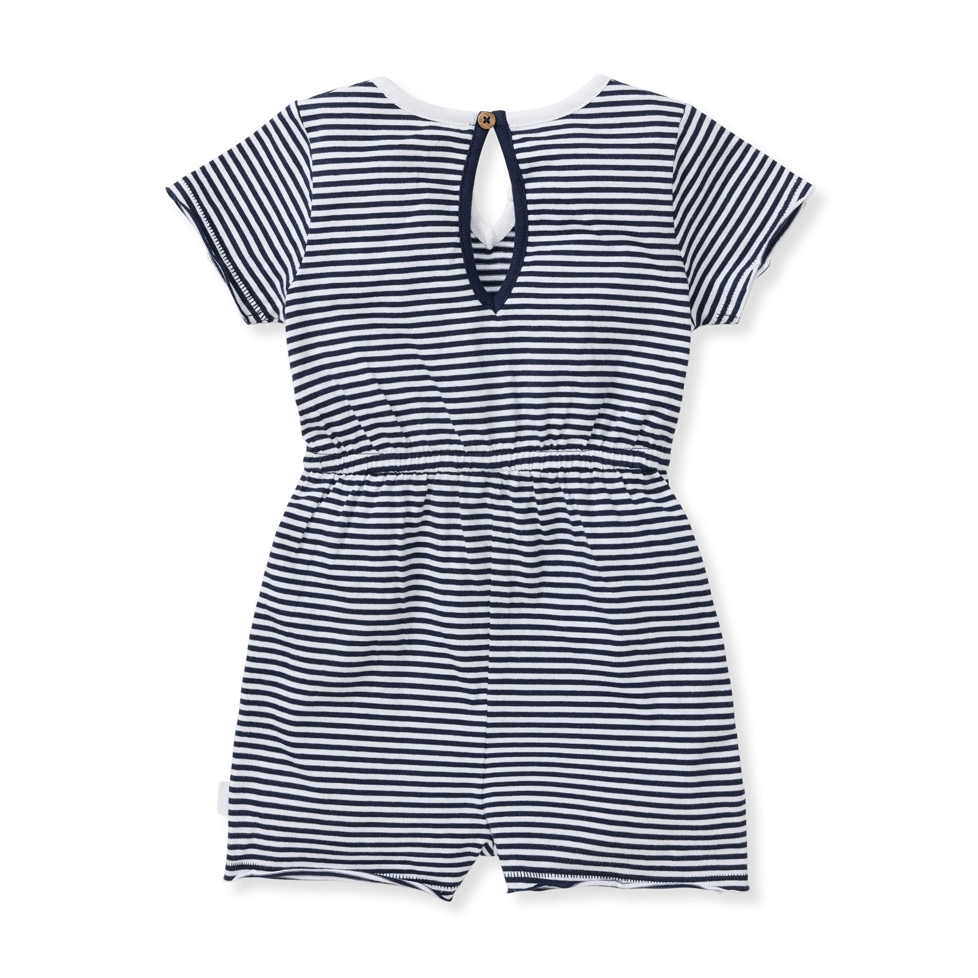Burt's Bees Baby Romper, 100% Organic Cotton One-piece Bubble Shortall And Layette Set Girl Outfit Conjunto de bebé y niño pequeño Bebé-Niñas (Pack de 1)