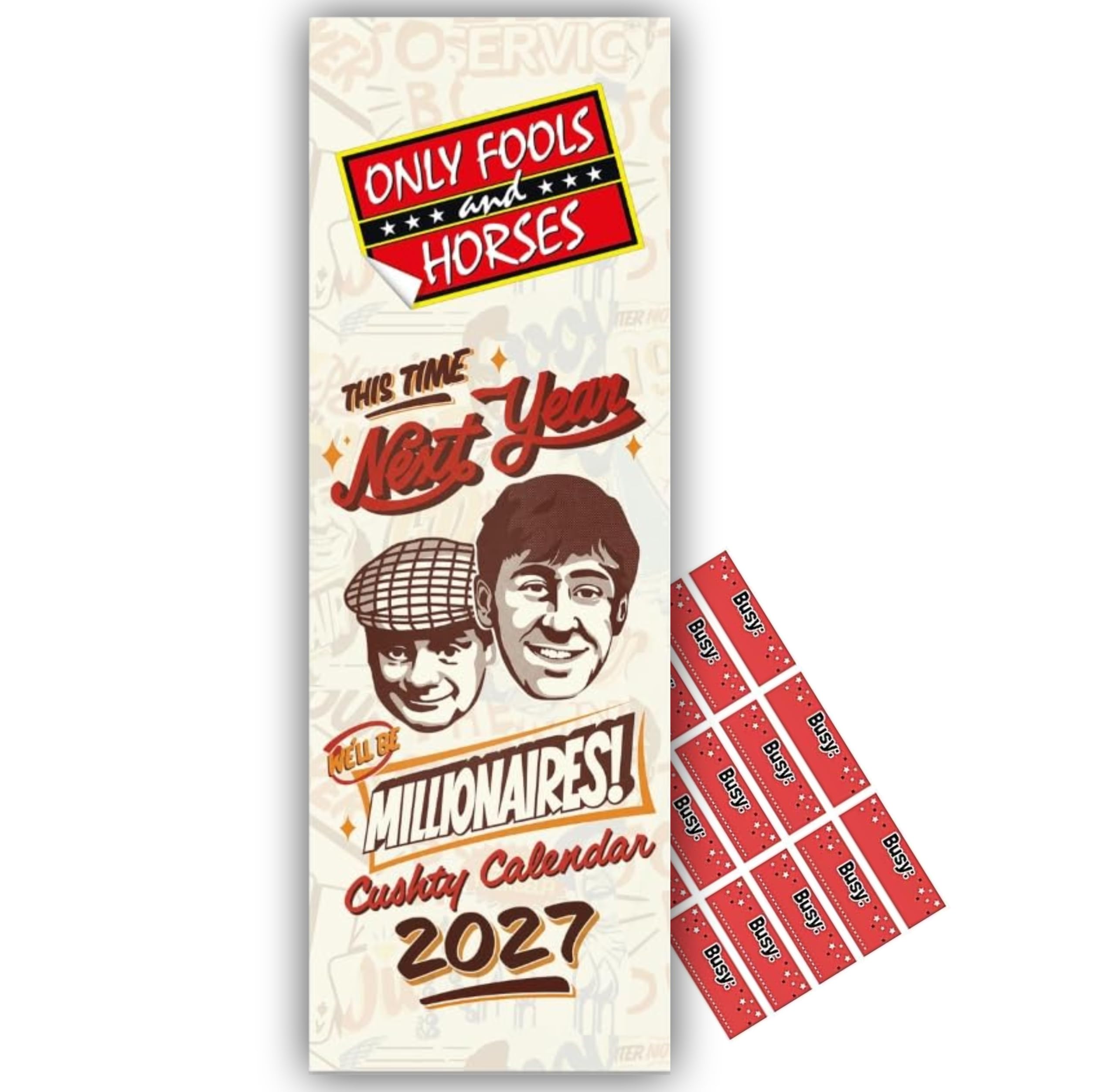 Only Fools & Horses Calendar 2027 Slim Wall Calendar