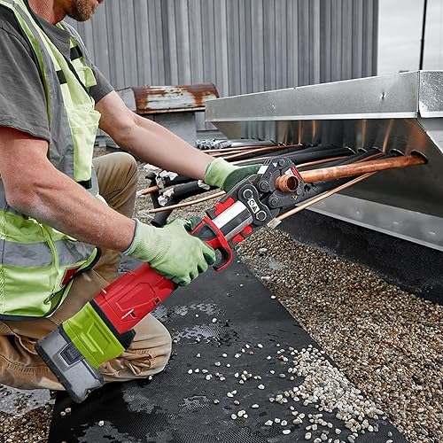 Miniatura 7 de URUN RYB18MIL para Ryobi 1to Milwaukee, adaptador de batería para Ryobi 18V para reemplazar la batería de iones de litio Milwaukee de 18 V funciona