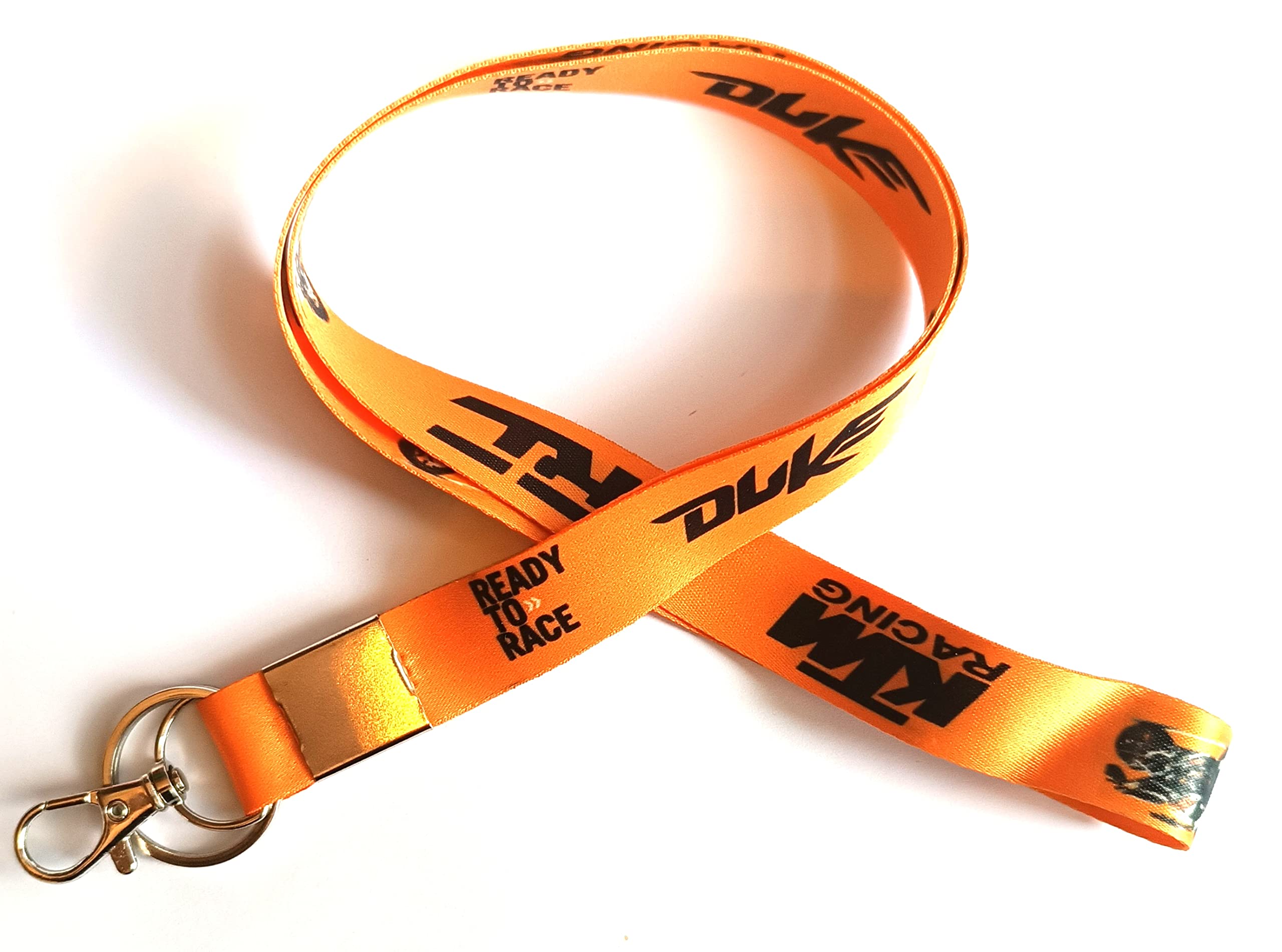 RACE MINDS LANYARD KTM DKE ORANGE 18" keychain for car and bike
