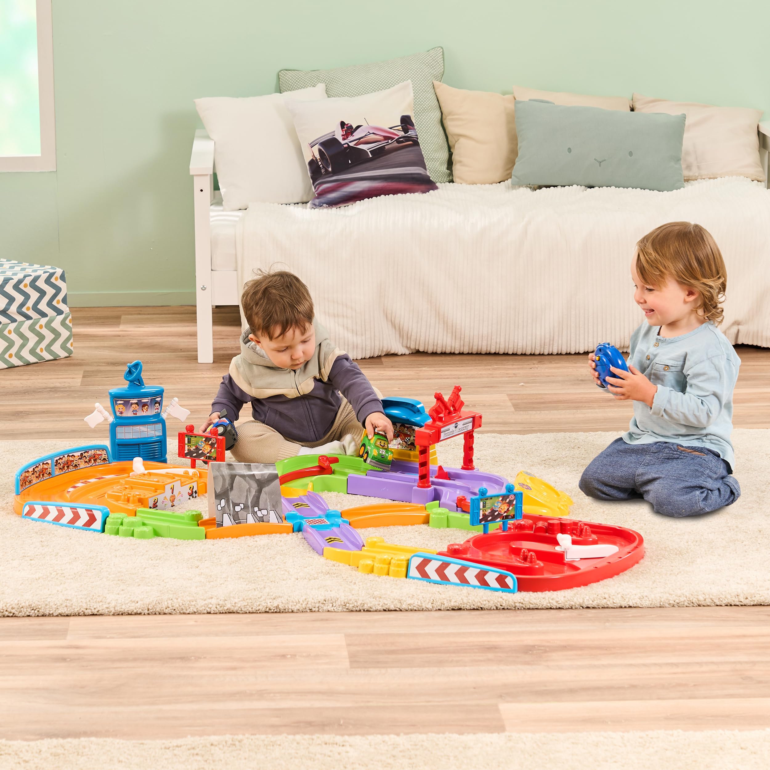 VTech TUT TUT Baby Flitzer RC Autorennbahn mit Fernsteuerung