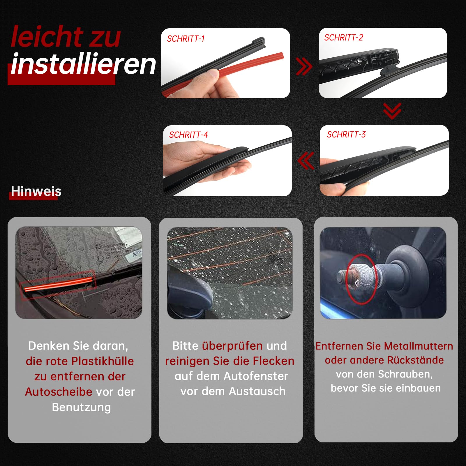 OTUAYAUTO Tergicristallo posteriore compatibile con Audi Q3 2011-2018, braccio tergicristallo posteriore con spazzole tergicristallo, lunghezza: 410 mm, 8U0955407