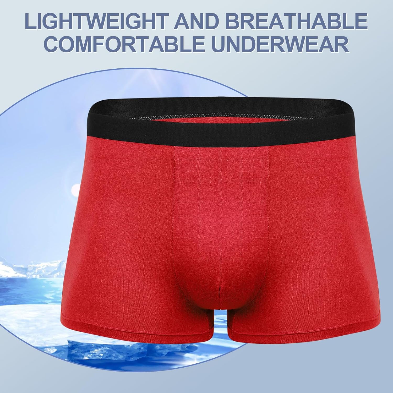 Sophproton 100 Pack Mens Cotton Boxer Briefs Bulk Pack Comfy Breathable Underwear Assorted Colors Sizes Underwear for Shelters Donation Homeless Charity - Image 7