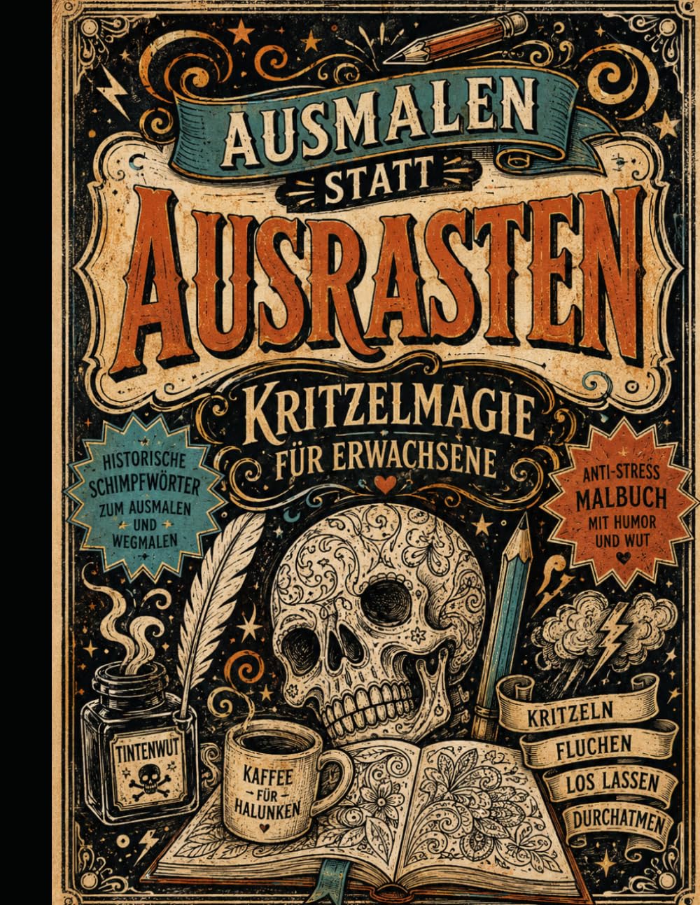 Ausmalen statt ausrasten: Kritzelmagie für Erwachsene