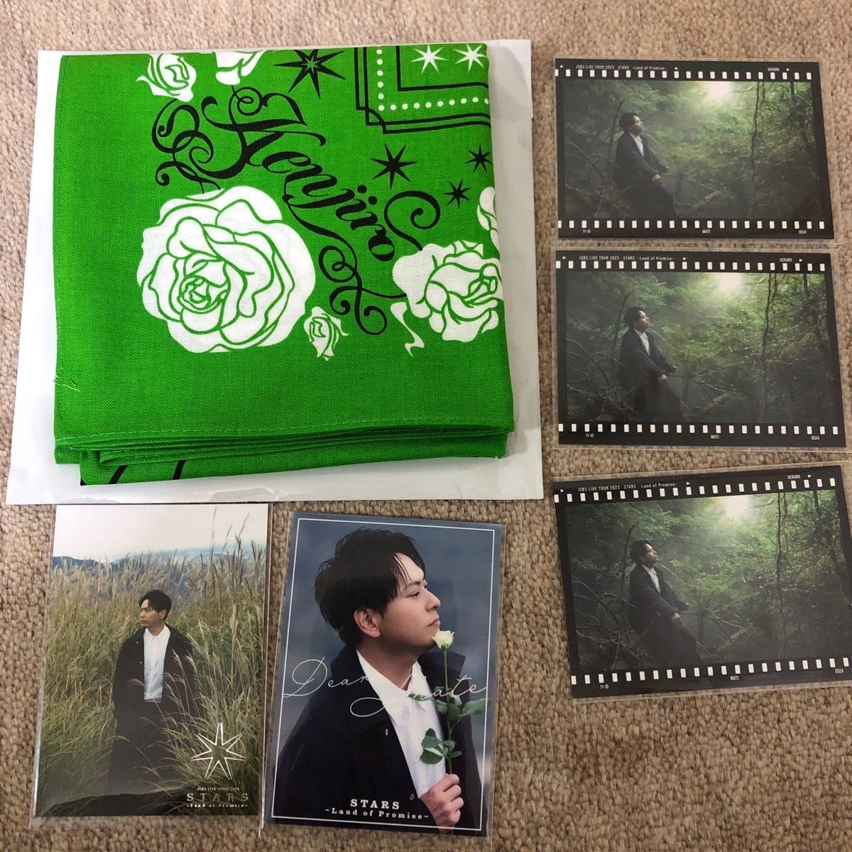 Amazon.co.jp: 三代目 ツアーグッズ山下健二郎 バンダナ&フォトカード 