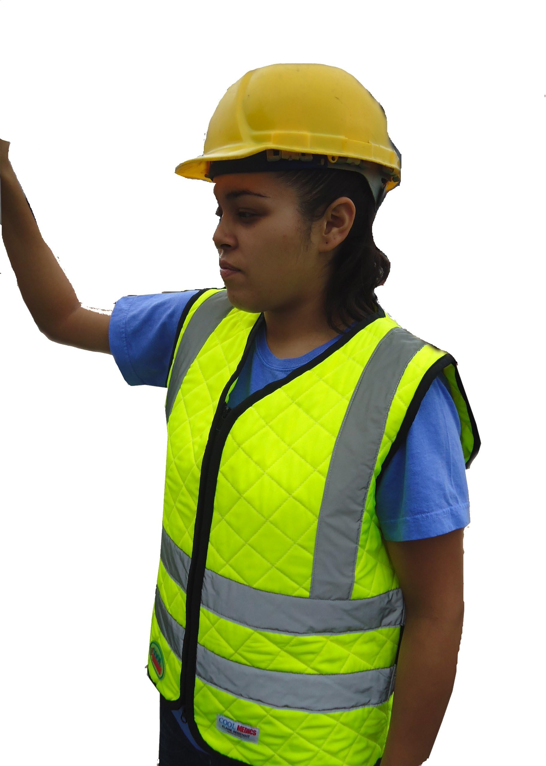 Cool Medics M1863FR Hi Vis Flame Resistant Vest, Small, Yellow