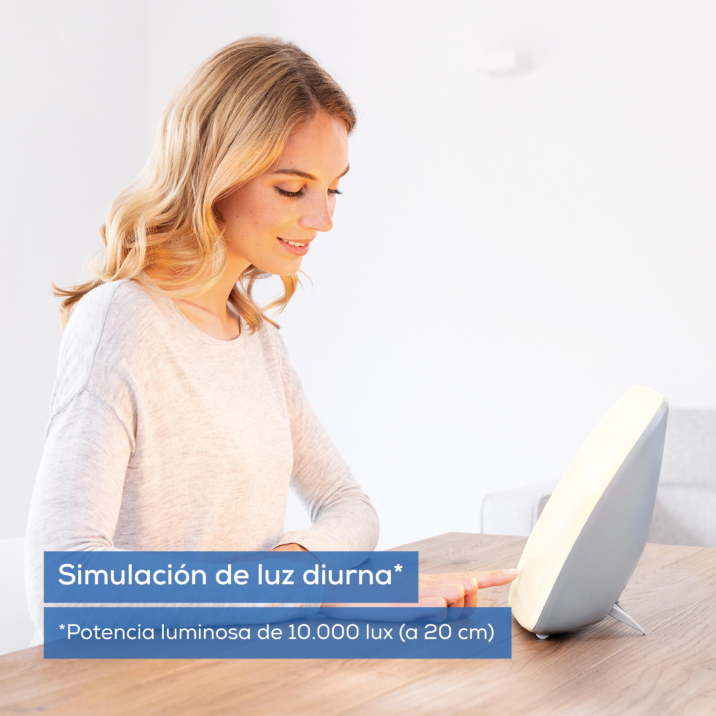 Beurer TL 41 Lámpara de luz diurna, mayor bienestar gracias a la simulación de la luz diurna, ideal para el escritorio