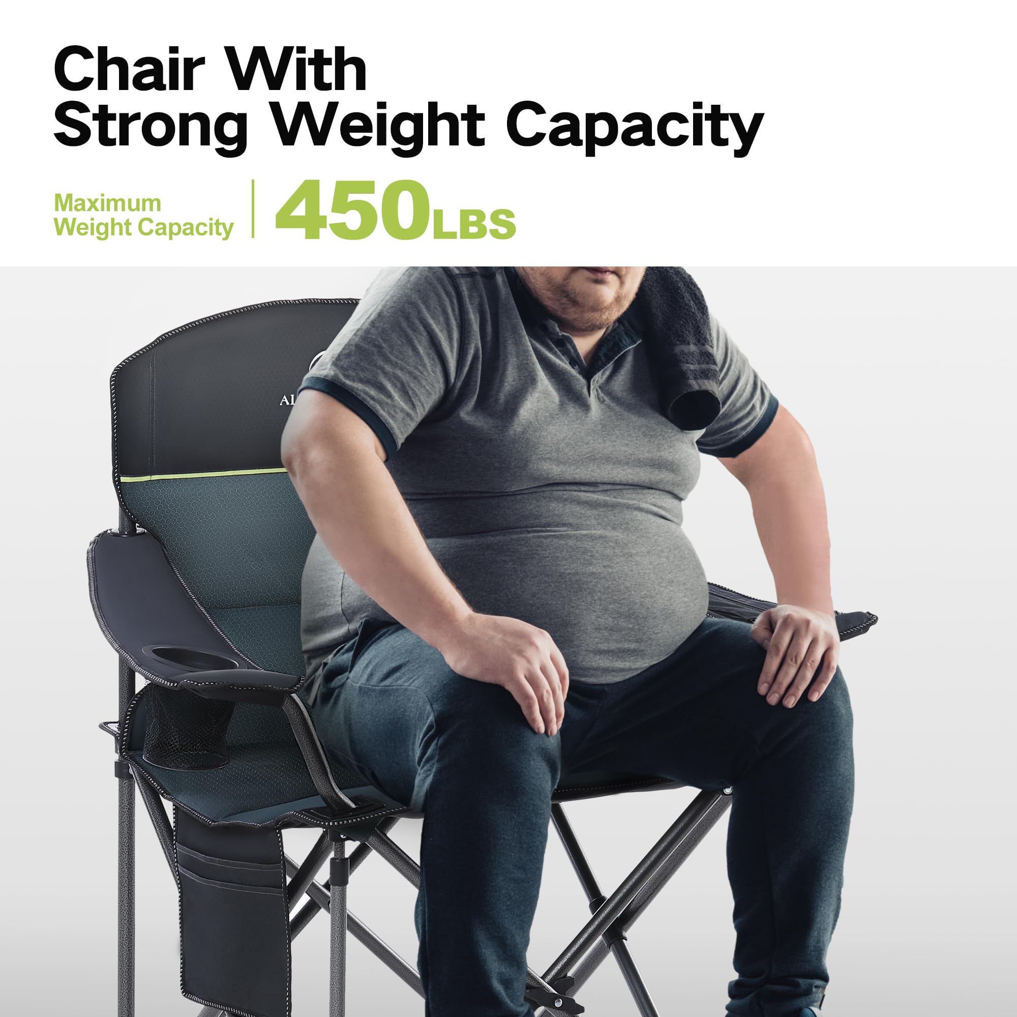 Chaise De Camping Pliante Chaises Pliantes D'extérieur Avec Accoudoir Porte-gobelet Sac De Transport, Chaise De Pêche De Loisir Chaise De Pelouse Légère Chaise Pliante D'intérieur Et D'extérieur