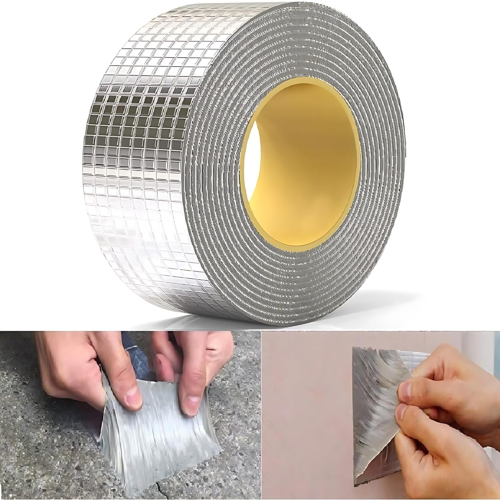 Vivatra Leakage Repair Waterproof Tape for Pipe Leakage Roof Water Leakage Solution Aluminium Foil Tape Waterproof Adhesive Tape Sealing Butyl Rubber Tape for Leakage (Pack 1) (B0D2TVD4ZV) Amazon Price History, Amazon Price Tracker
