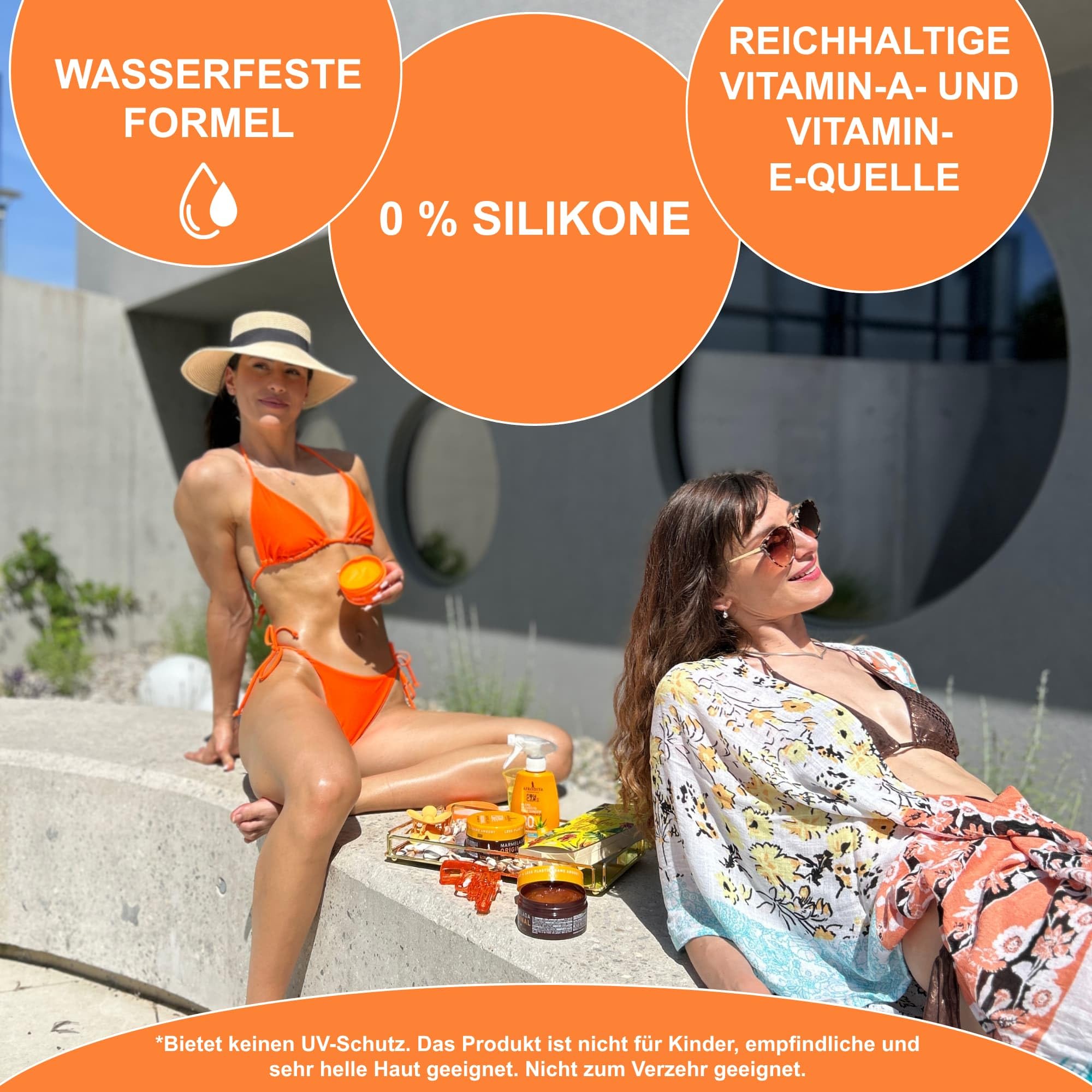 Afrodita Cosmetics Sun Care Marmelada Original Bräunungsbeschleuniger Fast Tanning Jam für Sonne & Solarium 100% natürlicher Bronzing-Komplex mit Karotten- & Walnussextrakt 0% Silikone 3x 200ml