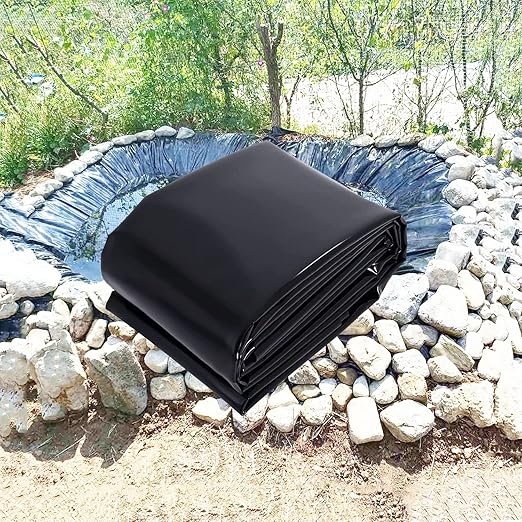 Image Pliable & Durable Fish Pond Liners 5x2m Black Pond Liner 3x8m, 0.2 mm Thick Pond Skins PVC Rubber Pond Liner For Small Ponds, Fish Ponds,Streams Fountains,Water Garden 6x9m (Size : 7x10m(23x32.8ft)) Image Pliable & Durable Fish Pond Liners 5x2m Black Pond Liner 3x8m, 0.2 mm Thick Pond Skins PVC Rubber Pond Liner For Small Ponds, Fish Ponds,Streams Fountains,Water Garden 6x9m (Size : 7x10m(23x32.8ft))