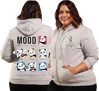 Elite soul Women's Plus Size Zipper Hoodie | Front Zip Full Sleeve Printed Hooded Sweatshirt | Casual Jacket | XL, 2XL, 3X... Price In India