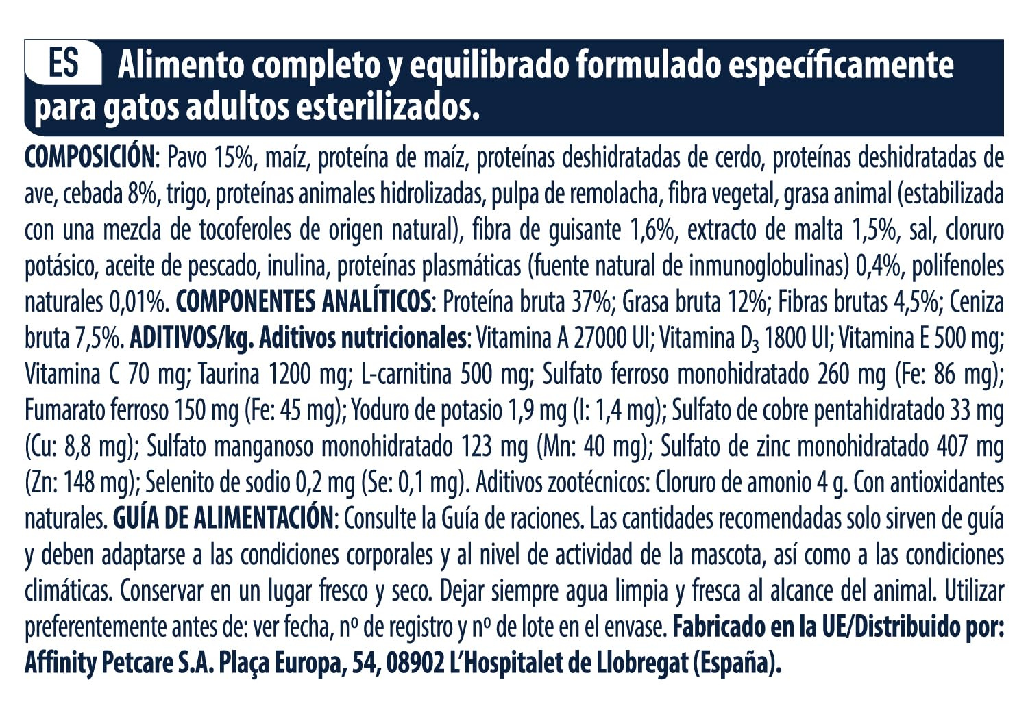 Advance - Cibo per animali domestici, 3000 g