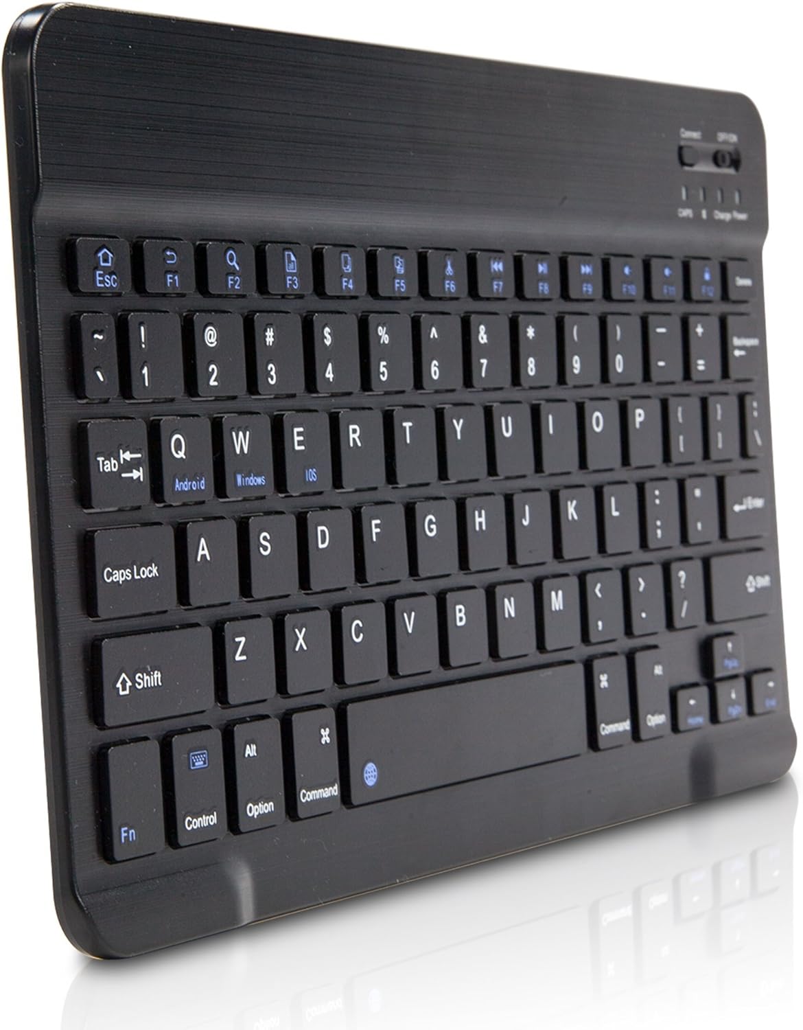BoxWave Keyboard Compatible with ASUS Eee Slate EP121 - SlimKeys Bluetooth Keyboard, Portable Thin with Chiclet-Style Keys - Jet Black