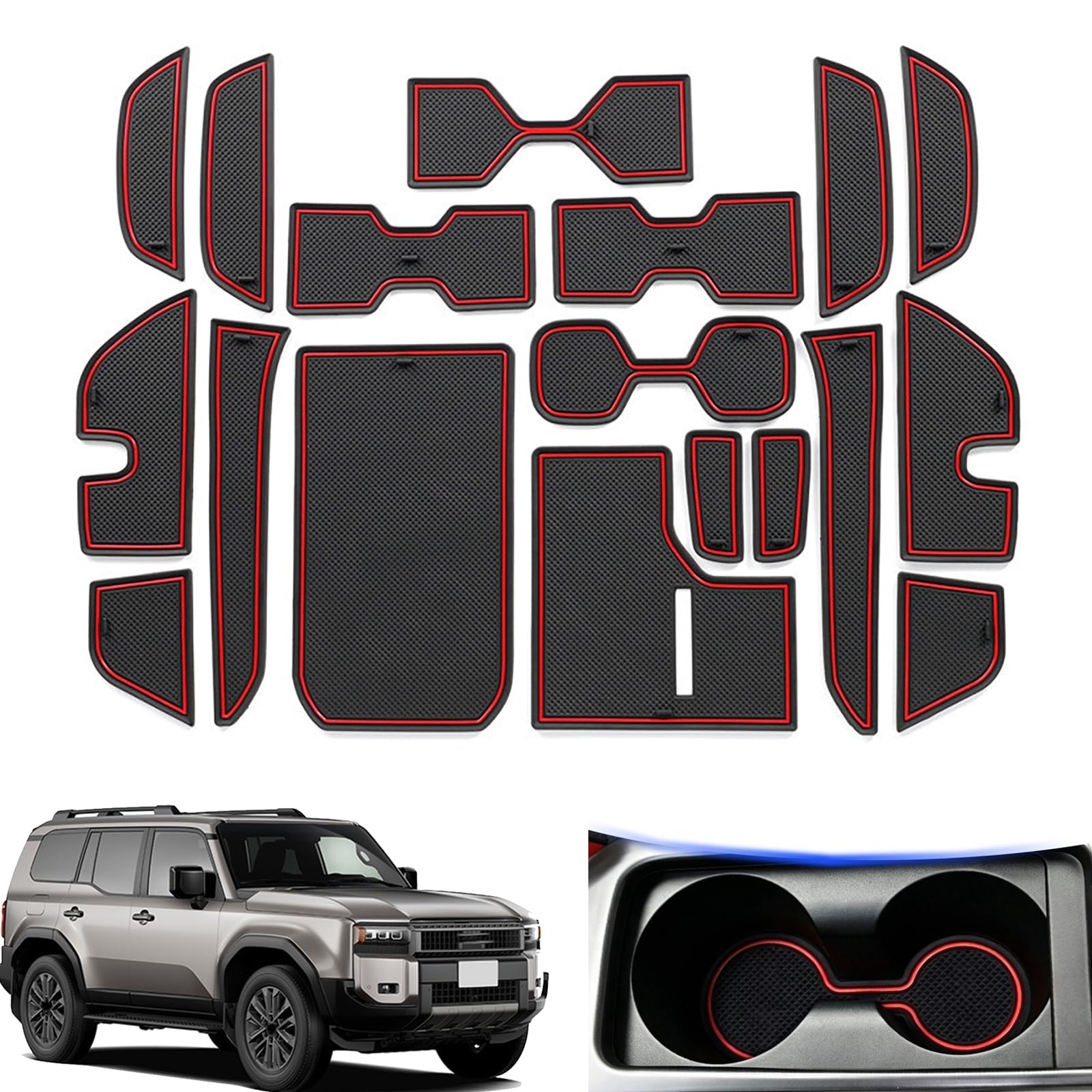Alfombrillas Toyota Prado LC250 interior personalizado premium