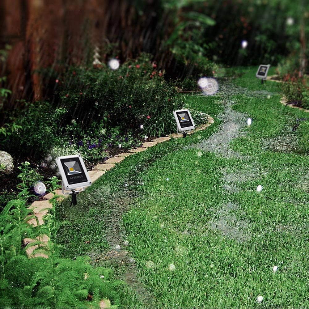 Best Cyber Deals 🔥 AFSEMOS 10W LED Landscape Lights Low Voltage 12V Outdoor Garden Lighting,IP66 Waterproof Warm Light for Lawn,Driveway Lights(8 Pack)