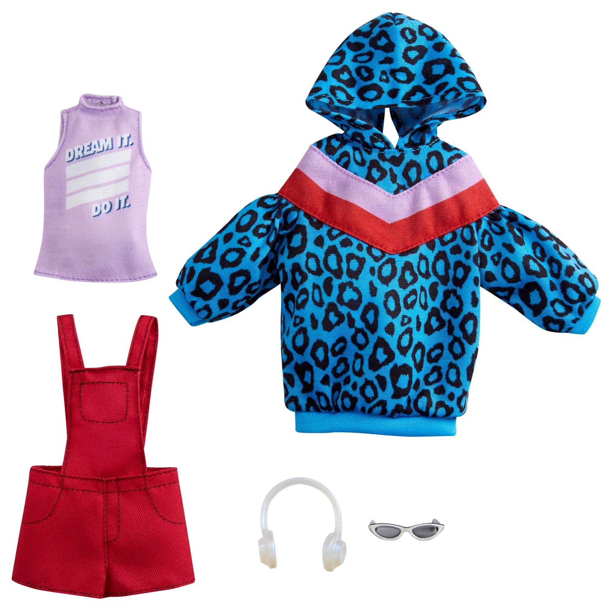 Mattel Barbie & Ken Fashion 2-Pack – Lila Glitzerkleid Mit Schleife & Punkte-Hemd Mit Fliege